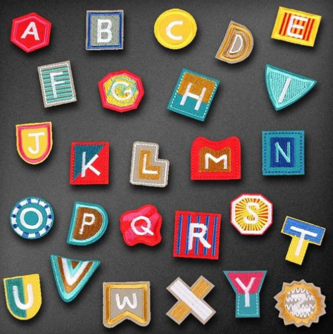  Персонализированные нашивки с компьютерной вышивкой услуги дизайна логотипа на заказ