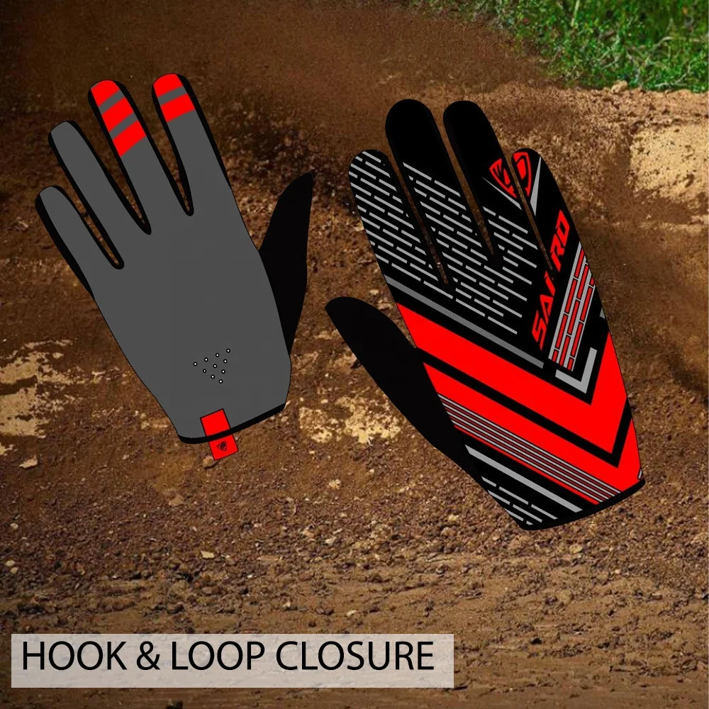 Оптовая продажа мужские и женские велосипедные перчатки для мотокросса горного велосипеда с закрытыми пальцами на заказ MTB MX BMX