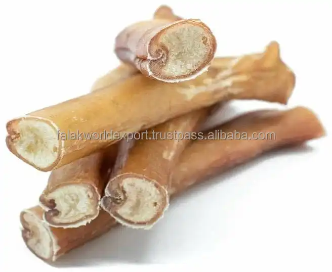Hot selling dog chew high supper quality bully stick natural color For dog treat party From Falak World Export