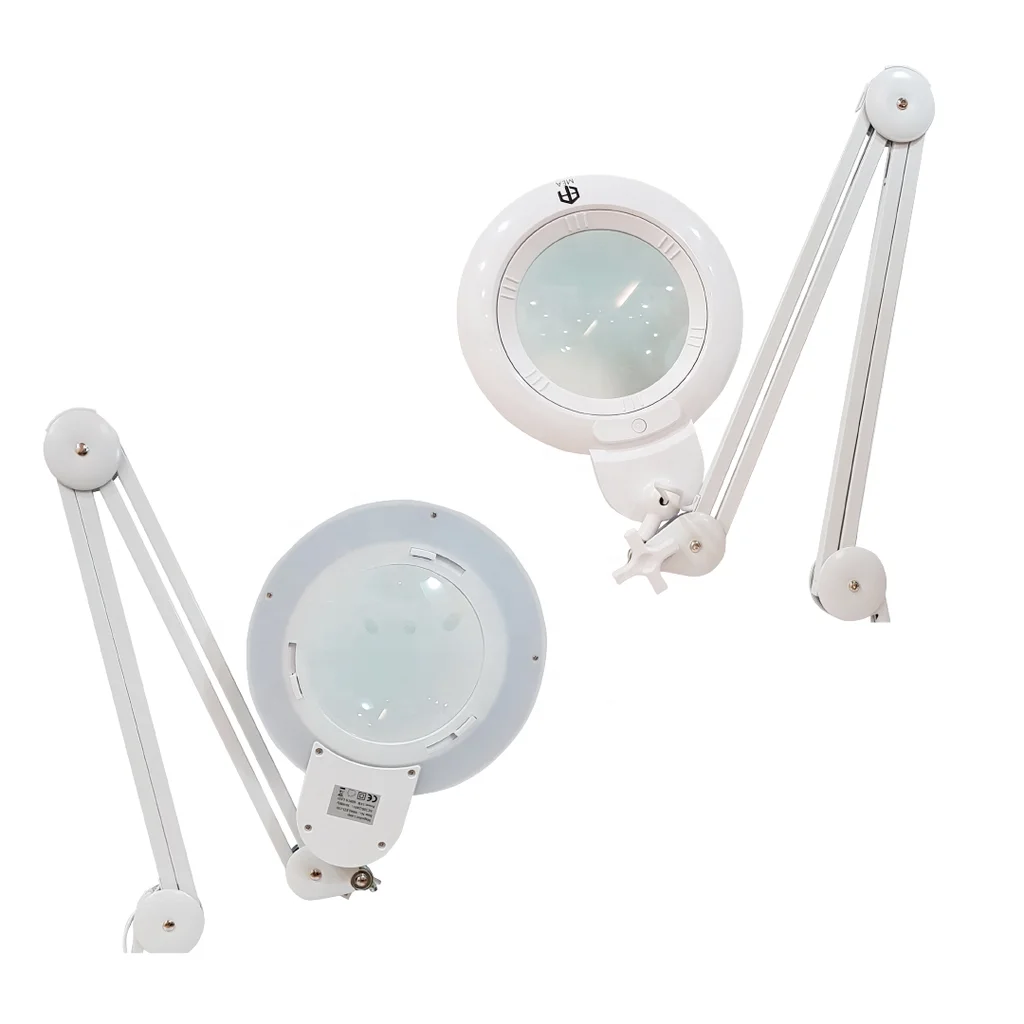 [CLEARANCE] Lens material magnifying lamp LED 9006LED-150-5D Model from Singapore Glass 6 inches size 5 Diopter Voltage 220-240V