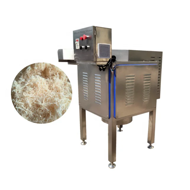 Soy Protein Floss Maker Scallop Pillar Floss Making Machine Dried Fish Shredding Machine