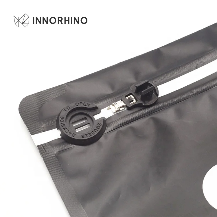 Белые полиэтиленовые пакеты CR с принтом на заказ перезаряжаемые детские устойчивые к застежке-молнии упаковка КБР ASTM