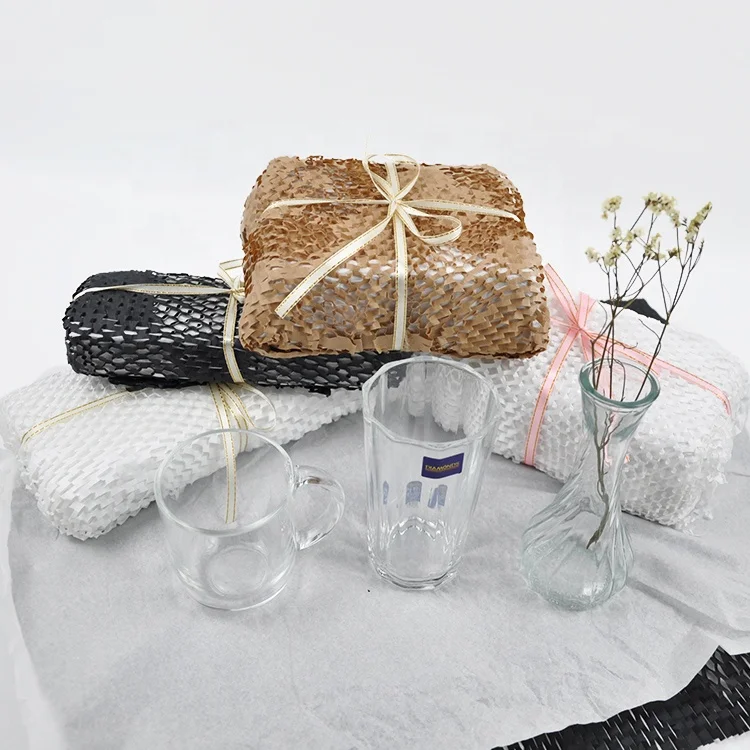 Best Sustainable Honeycomb Craft Paper  Rolled for Protective Wrapping Gift Packing Recyclable Craft Paper Solution