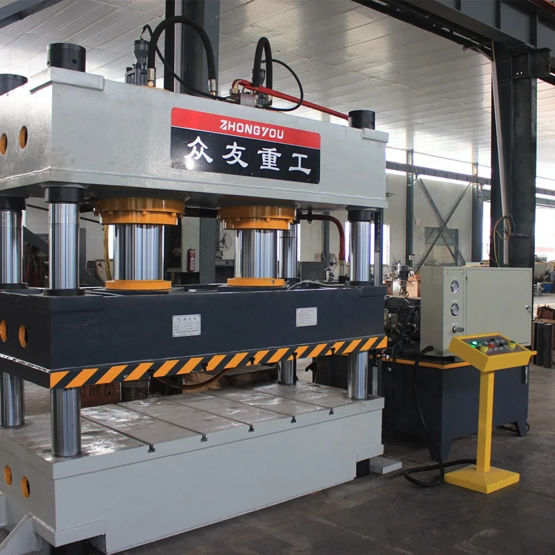  315 тонн двойной цилиндр четыре колонки глубокий чертежный гидравлический пресс