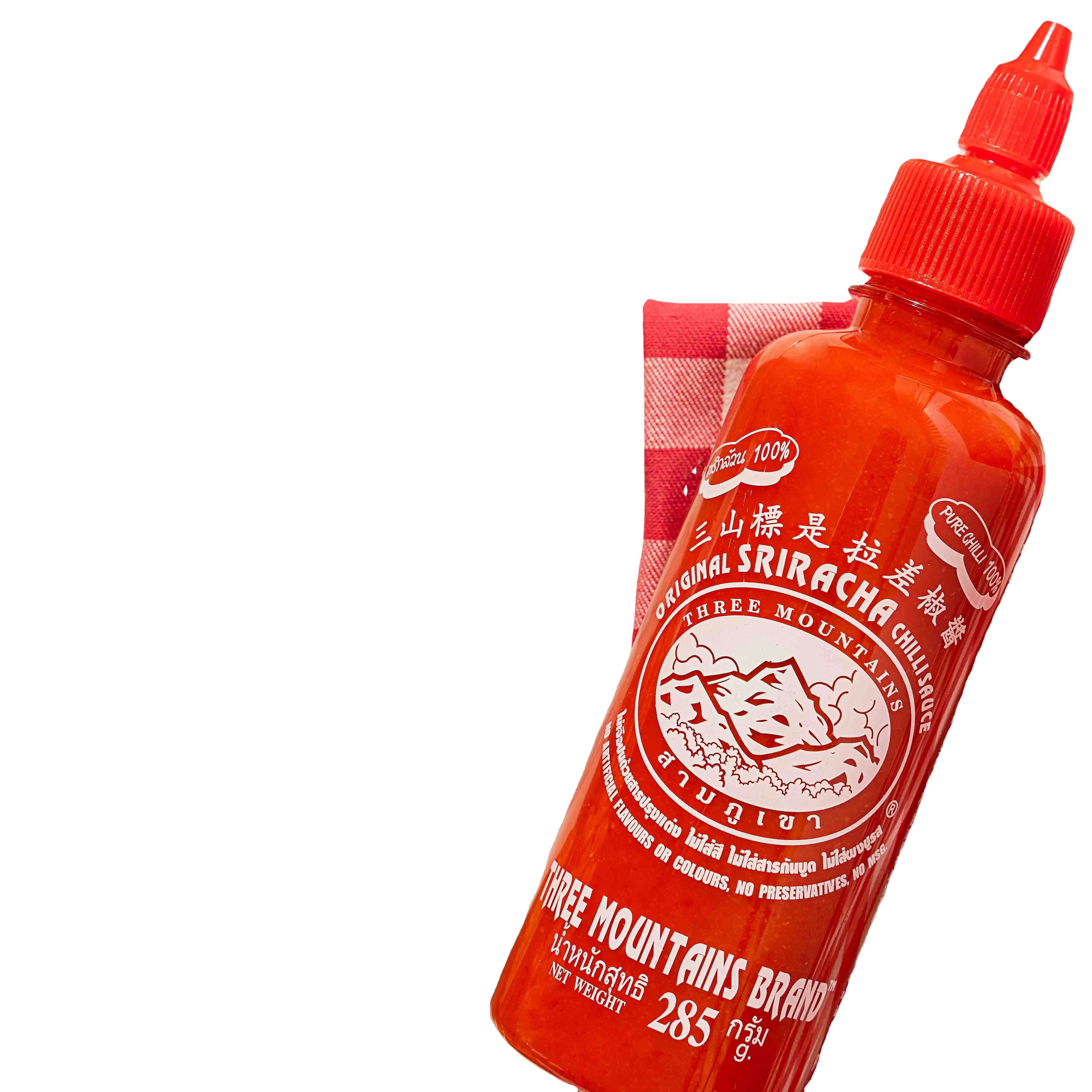 Chilli Sauce Traditional Taste Sweet for Gourmet Restaurant 5 LBS Bag Red Mason Shiny Jade Bottle Chili Glass KOSHER Bulk Style