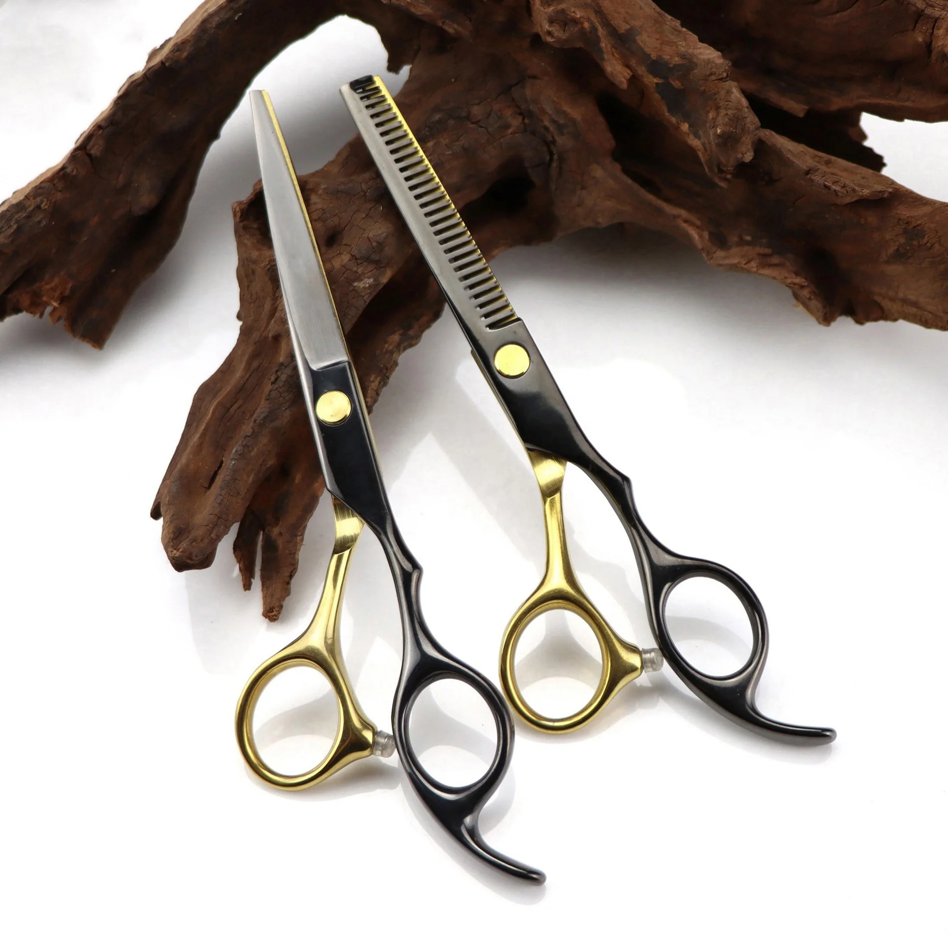 Customized Salon Professional Hair Scissors Stainless Steel Hair Shears Set Barber Hairdressing Scissors