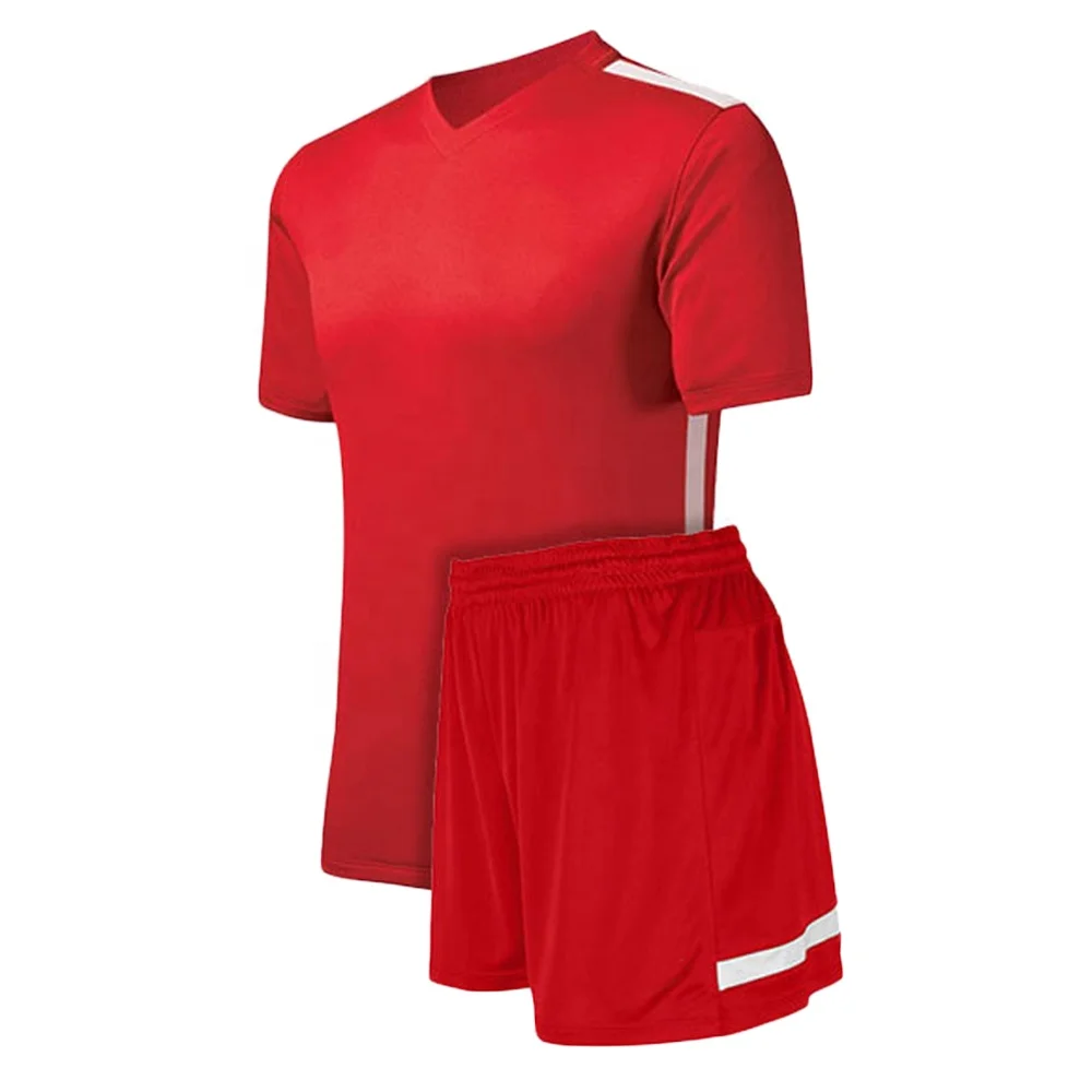 Customized Football Kits Football Training Sets Sublimation Sport Jerseys Uniform Youth School T-shirt and Shorts Set