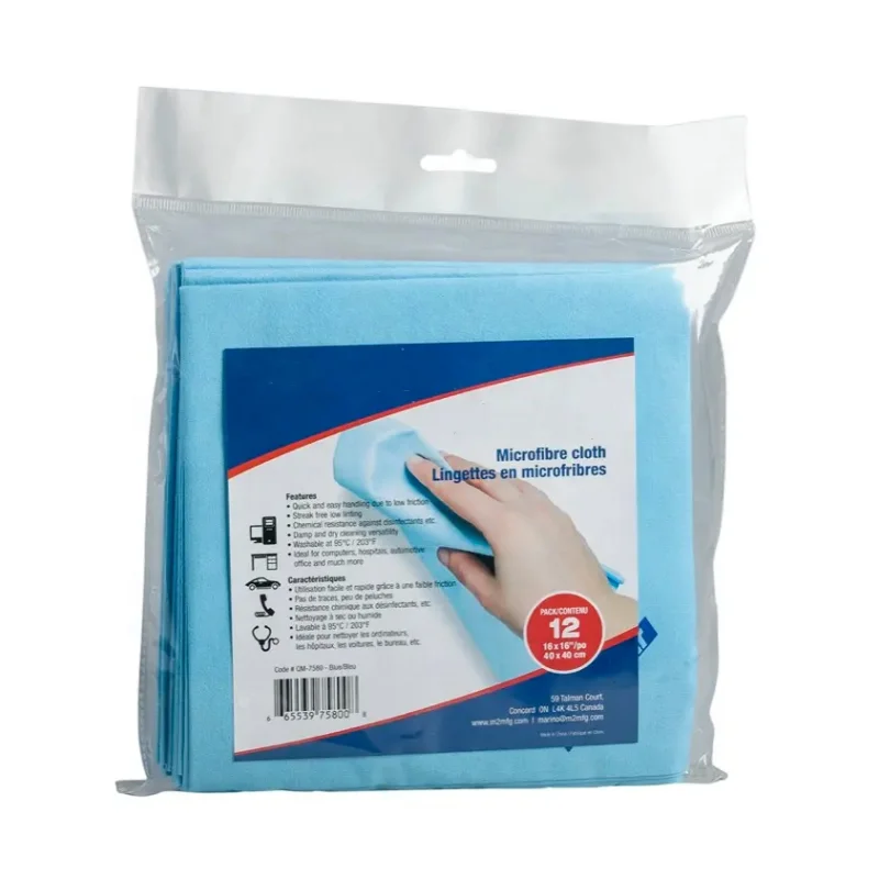 Lint free Microfiber nonwoven Magic Streak Free Cleaning Cloth 3 Pack Clean Any Surface for Window