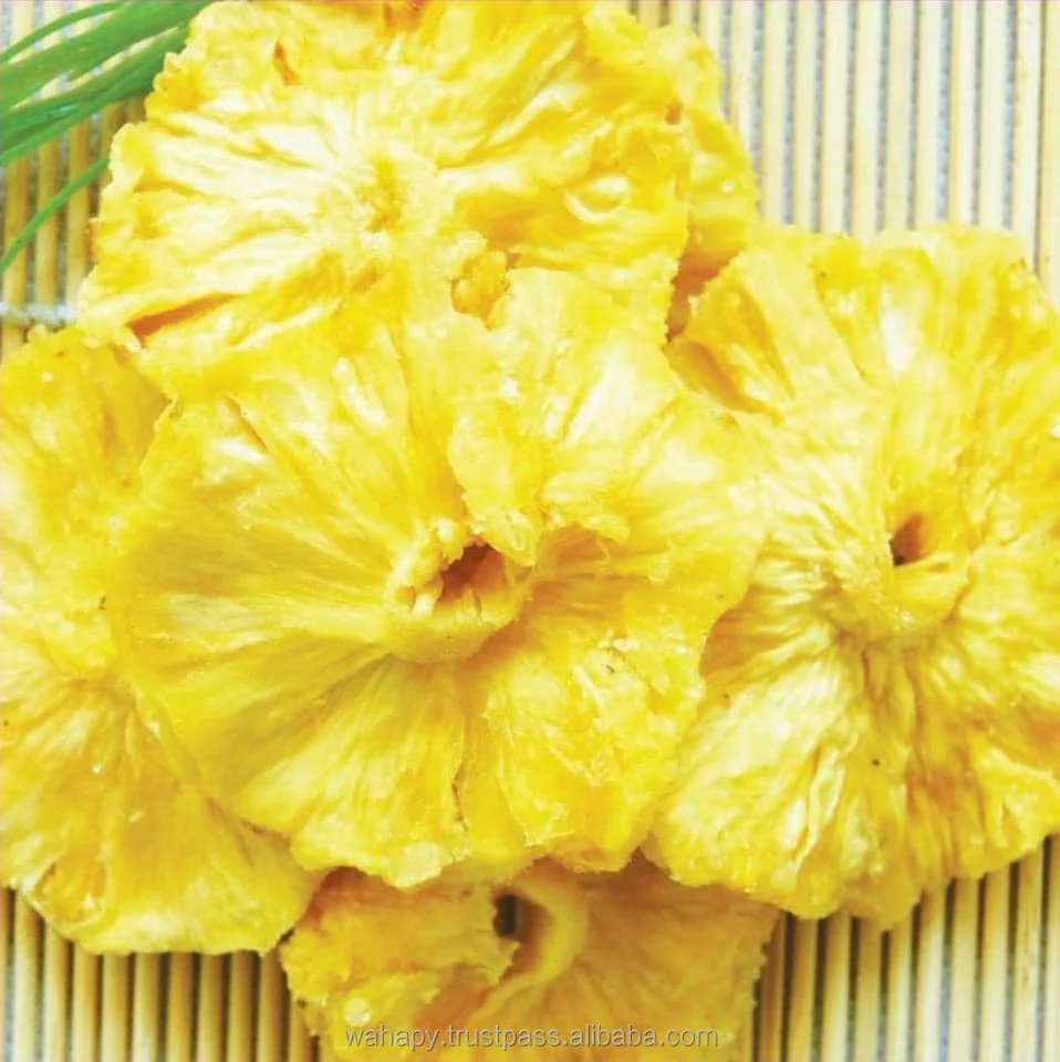 Упаковка сушеных фруктов, кольцо из ананаса с низким содержанием сахара от фруктов, Вьетнам