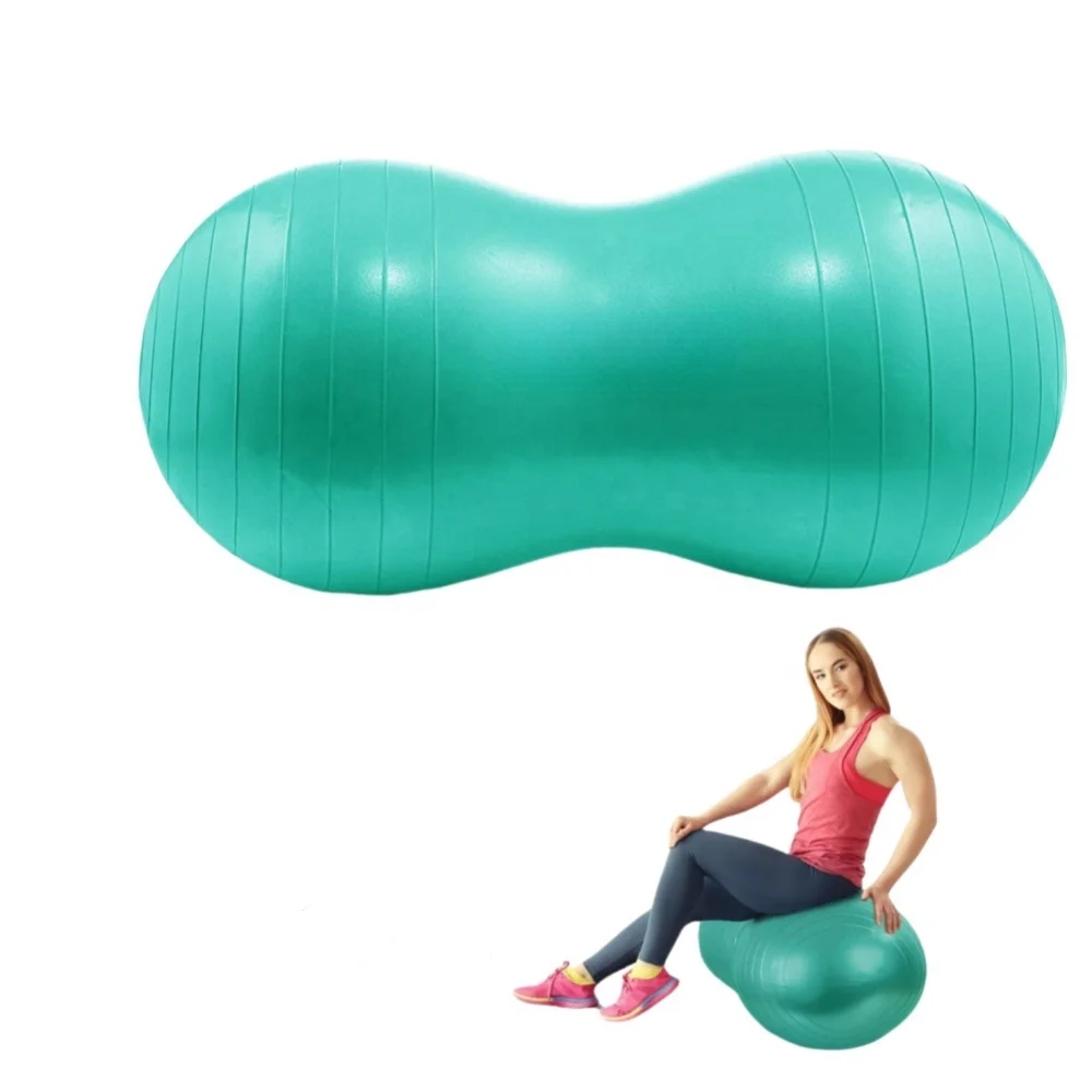 Wholesale Eco Friendly Anti-Burst and Slip Resistant Fitness Peanut Ball Chair for Pregnancy and Physical Therapy