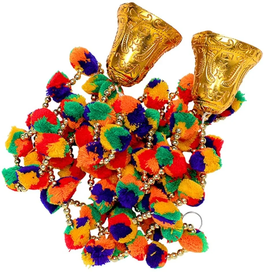 Hot Sale Handmade Pompom Garland Weddings Decoration Party Decoration Flower String Flower Garlands for Indian Artificial Flower