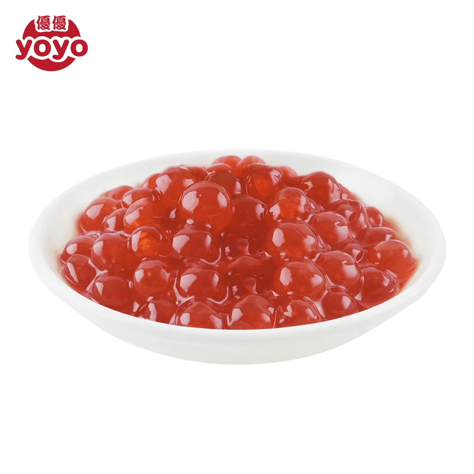 Молочный чай Boba Pearl со вкусом клюквы тайваньский пузырьковый