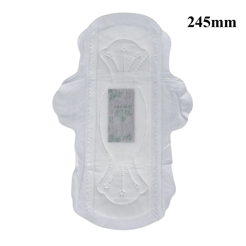 Quanzhou supplier customizes various models of daily and night use pure cotton super absorbent wormwood chip sanitary napkins