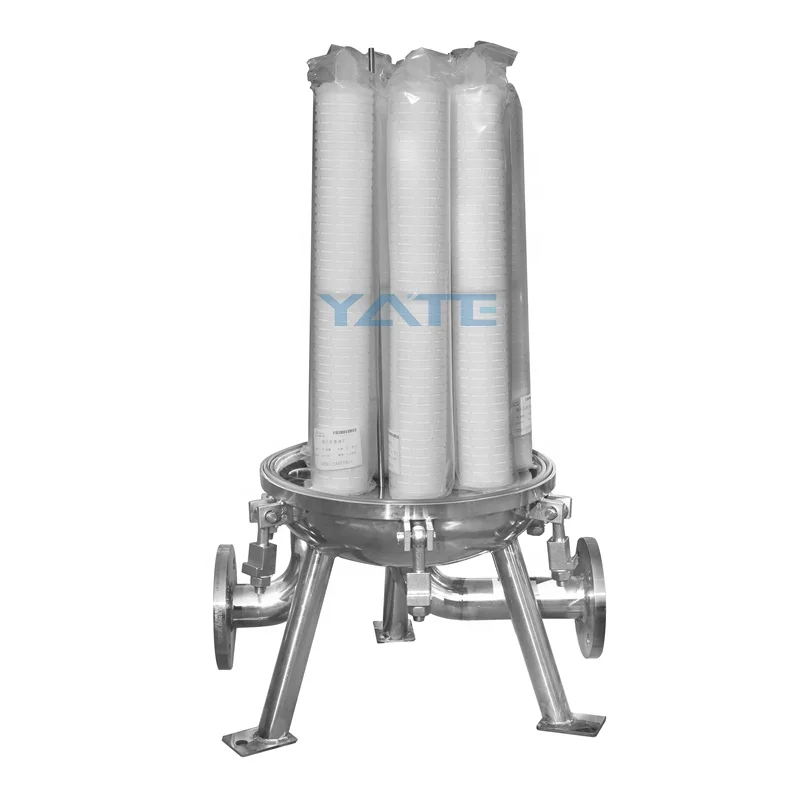 High Quality Fine Chemical Stainless Steel Membrane Pleated Filter Cartridge Easily Cleaned In Place