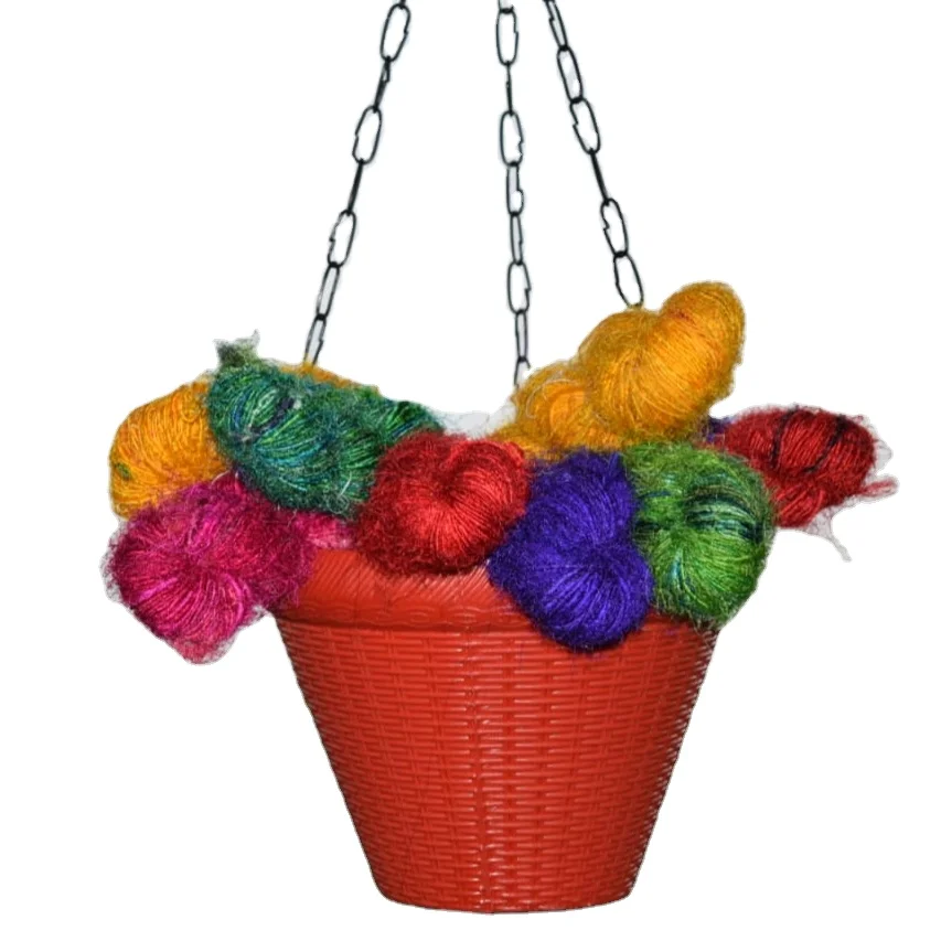 Sari silk yarn Pure Pashmina Yarn Natural Mongolian Hand Knitting Cashmere with Thread for Knit Dk Soft Baby Bag Hat Toy Sweater