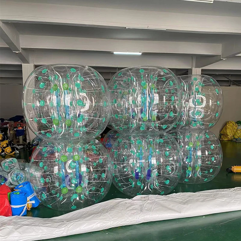 Bubble Soccer Ball Set with Valves  Dome Bubbles for Rent, Play, and Repair Kit Included
