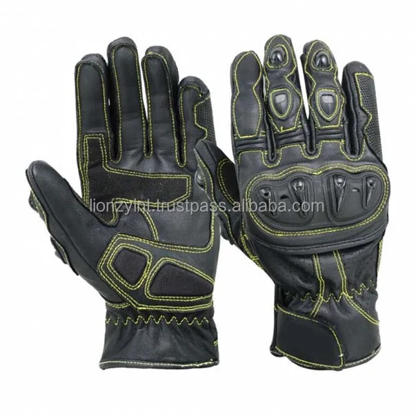 Top Trending Design Motorbike Gloves Custom Logo Leather Made Sports Motorbike Motorcycle Racing Gloves