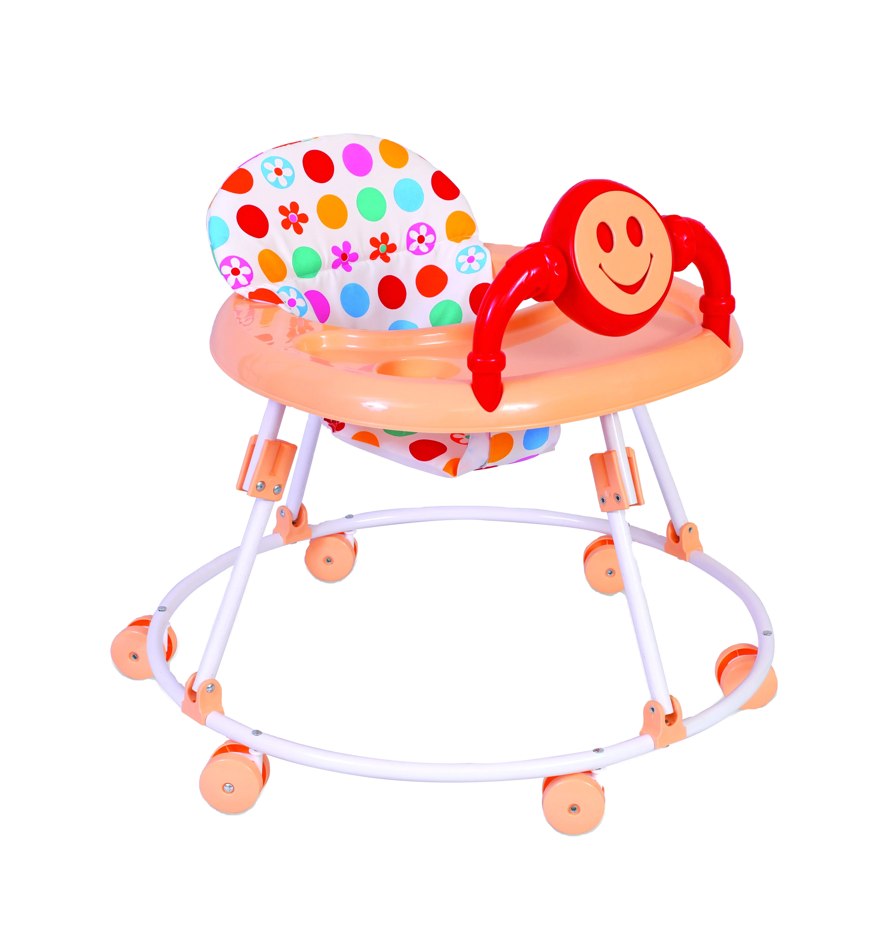 Best Quality Premium Fabric Washable Removable Kids Activity Walker With Many Color And Smiley Face Toy For Kids Entertainment