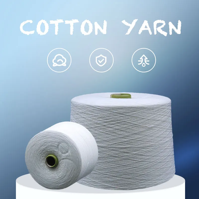 100 Cotton Weaving Knitting Yarn Supplier 60s/1  50s/1   40s/1   30s/1