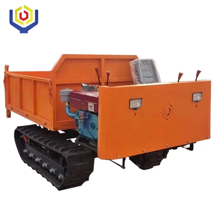 Гидравлический мини-гусеничный самосвал OEM CE 750 кг 1 тонна 2 тонны