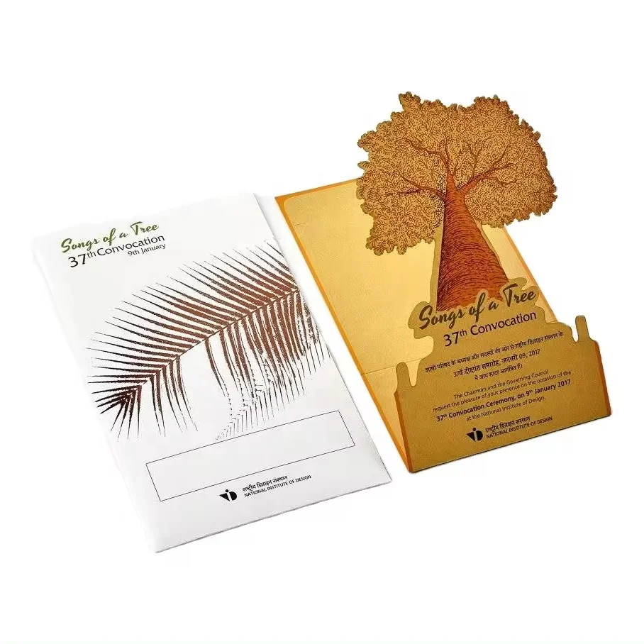 High Quality Pop-Up Tree-Shaped Book for Special Day Celebrations for Bulk Leaflet Printing in All Industries