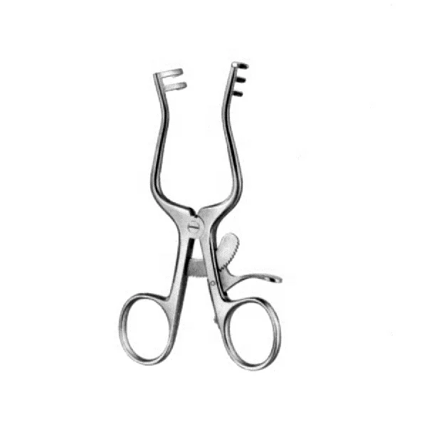 Weitlaner Retractor Wound Hook Retractors 16 cm 2x3 Blunt Prongs Surgical Spread Stainless Steel retractors Needle Holder