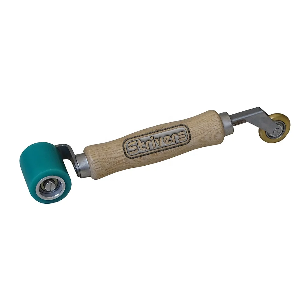 Combo hand pressure Seam Rollers Of 40mm width Silicone pressing Roller With 6mm Brass Penny Roller for roof waterproofing