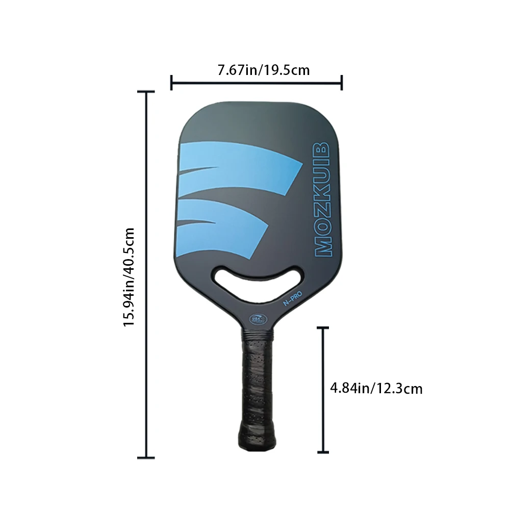Mozkuib Pickleball Paddle Usapa s легкая ракетка из углеродного волокна с логотипом на заказ