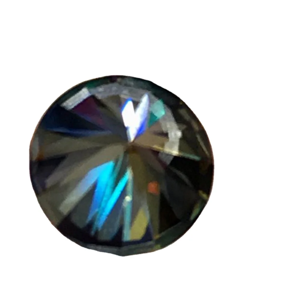 Indian Manufacture Natural Moissanite Diamond with VVS1 Clarity Excellent Cutting Round Shape 1ct Loose Moissanite Diamond