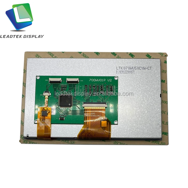 Touch screen tft lcd 7 inch with 24RGB interface 800x480 Resolution IPS 250 nits tft lcd 7 inch LCD Display Panel