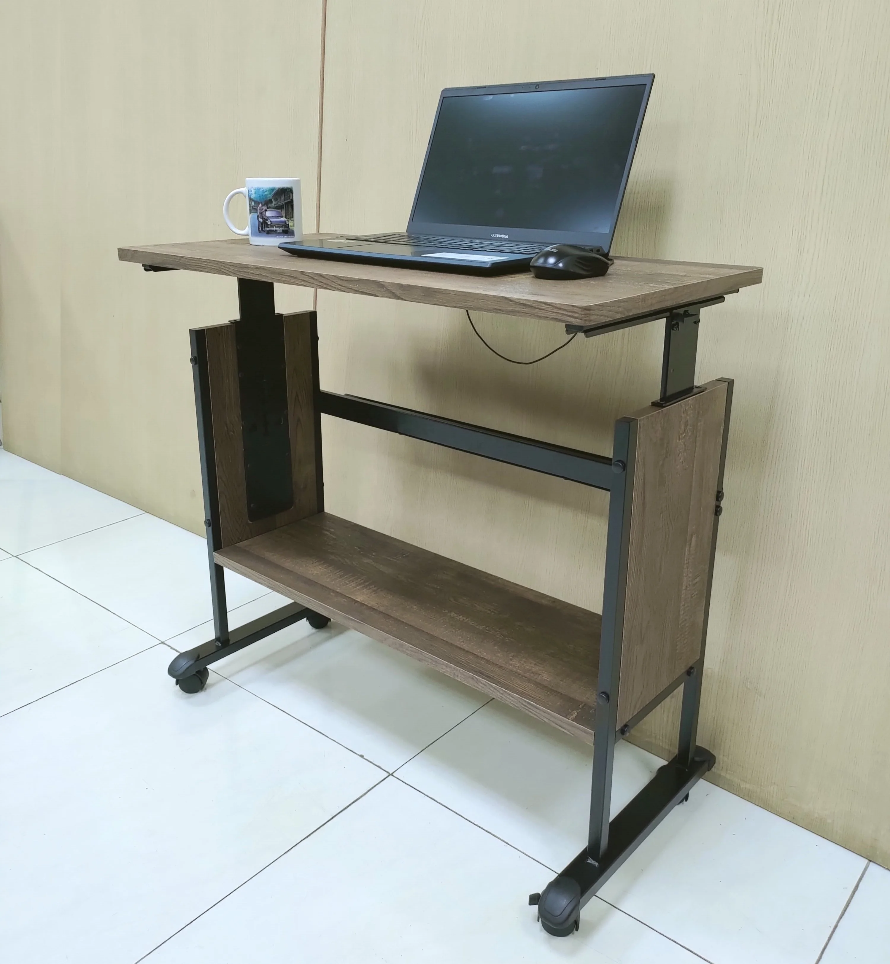 High Quality Adjustable Desk with charging cable storage slot Adjustable Laptop Table