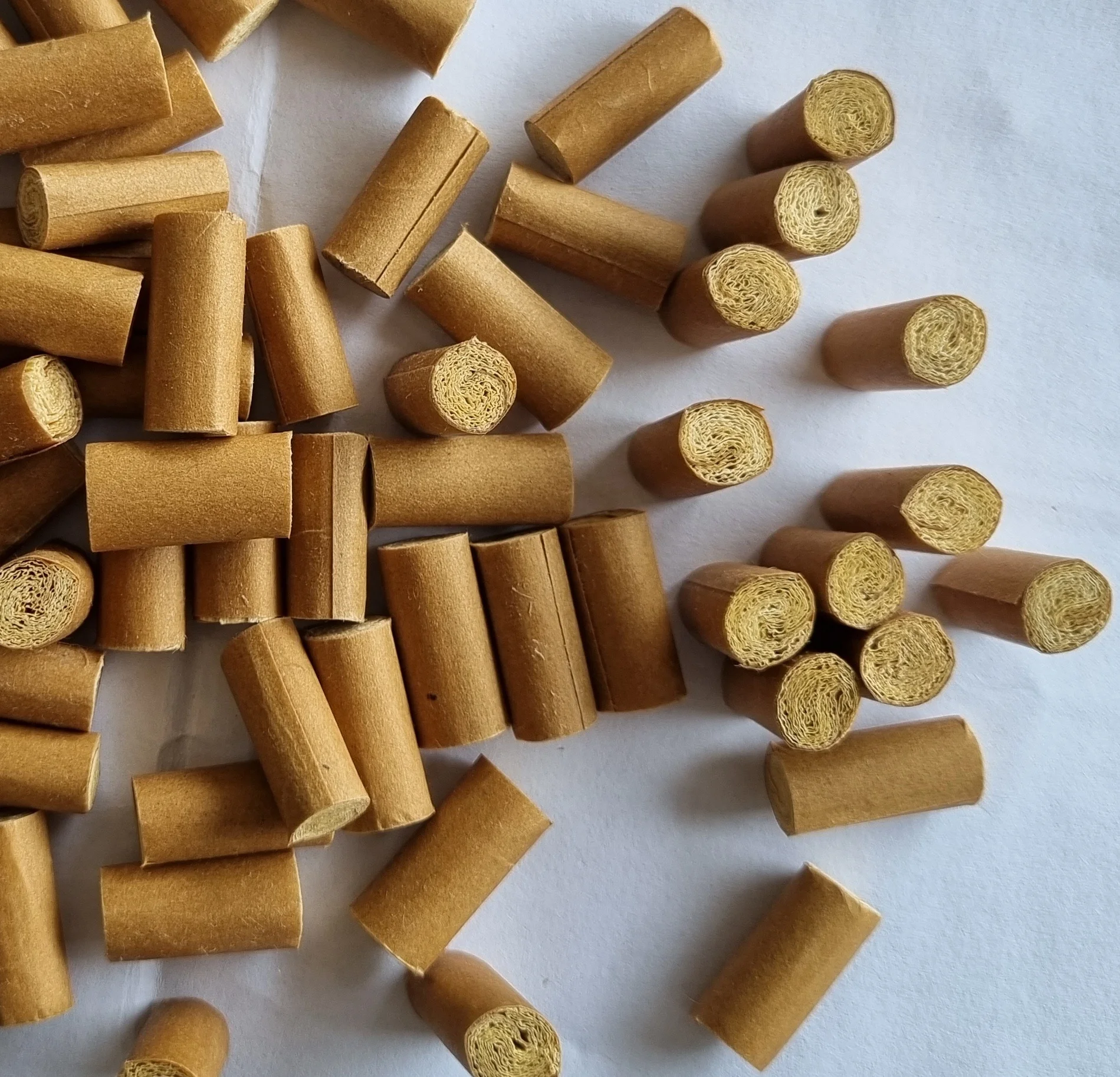 Bulk Corn Husk filters Factory supply rolled corn husk filters