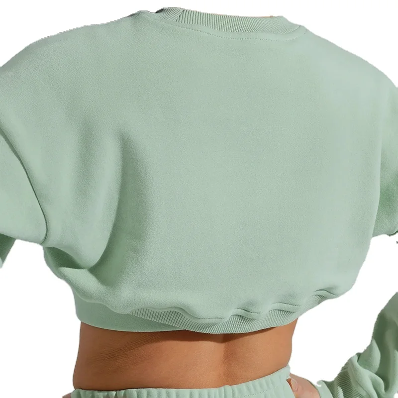 All colour plus size fashionable Factory price popular manufacturer Unique design Crop Top hoodie