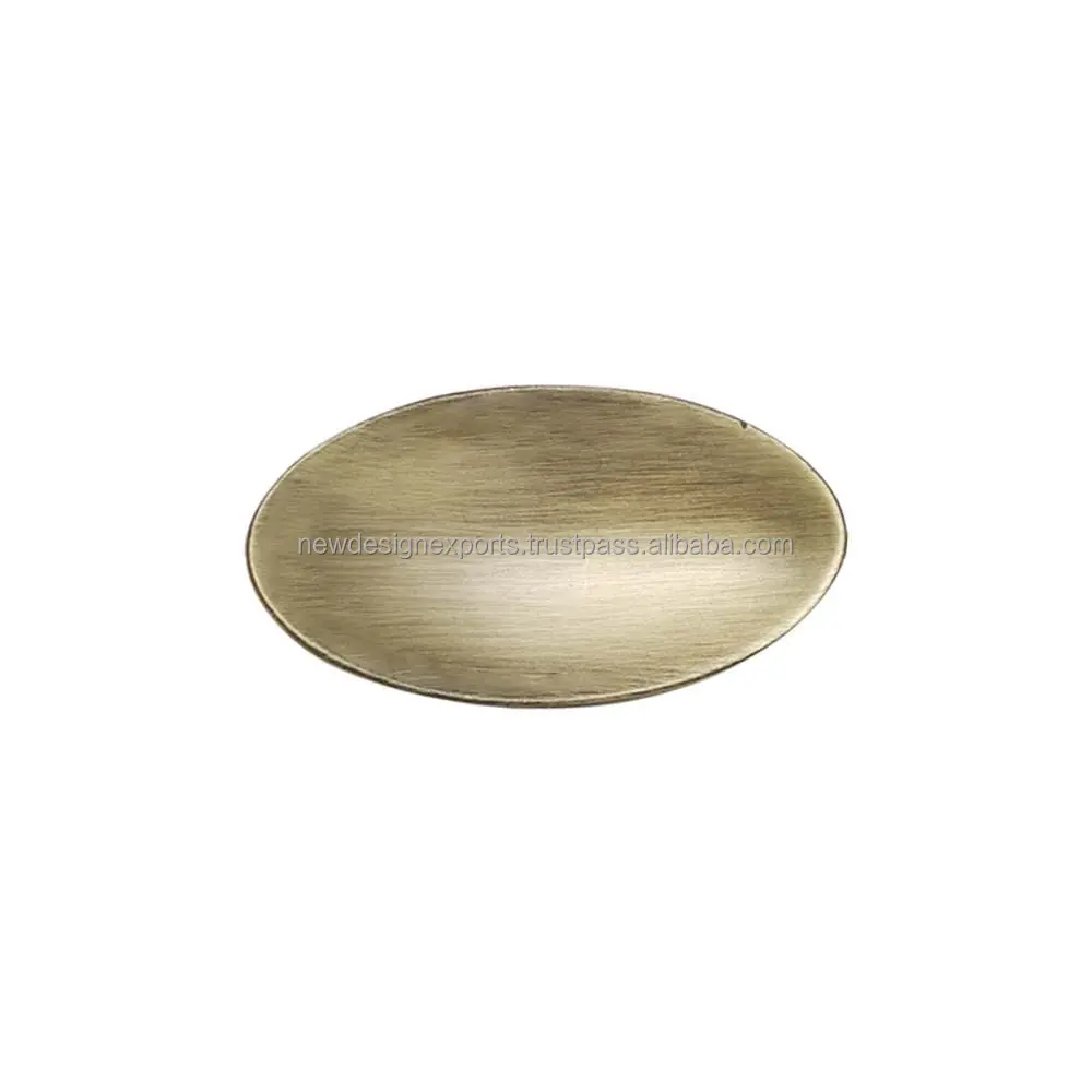 Brass Oval Antique Cabinet Knob Pull Handle