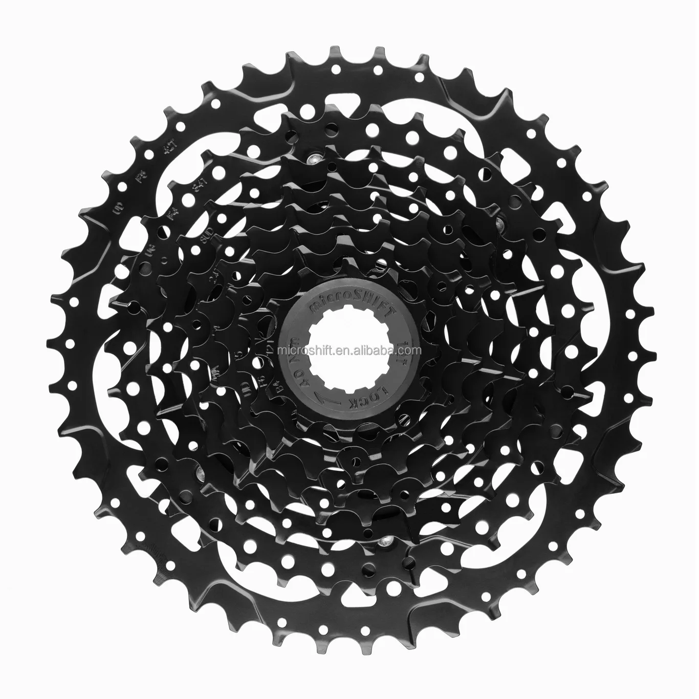 8 speed 12-42T black material steel cassettes spec on kids bike
