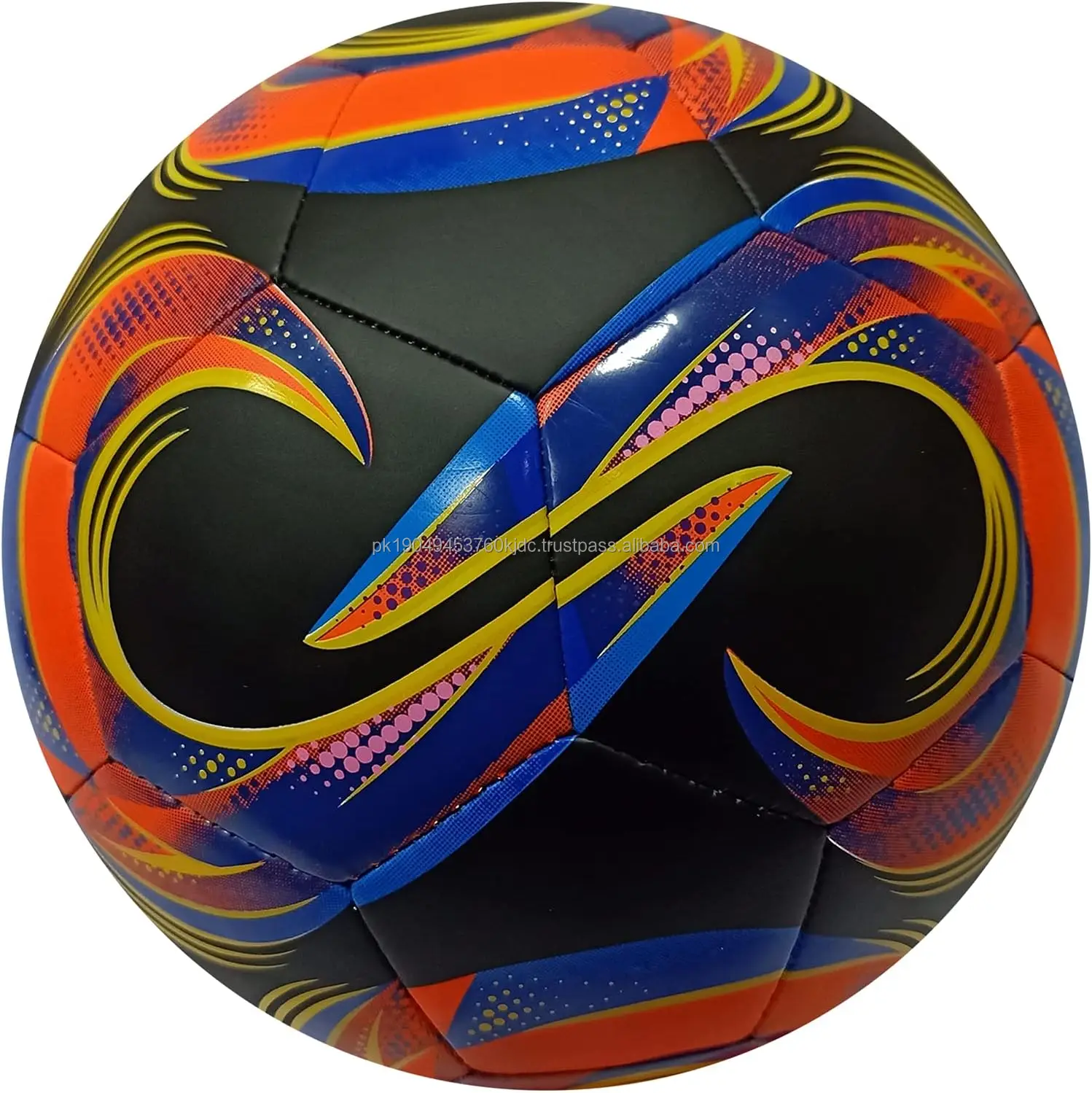 2024 Professional Footballers Super PVC Soccer Ball Hand Stitched Match & Practice Ball Durable Leather & PU Material Children