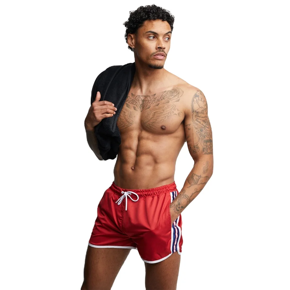 Custom High Quality Swim Trunks Quick Dry Polyester Mens Beach Shorts Swim