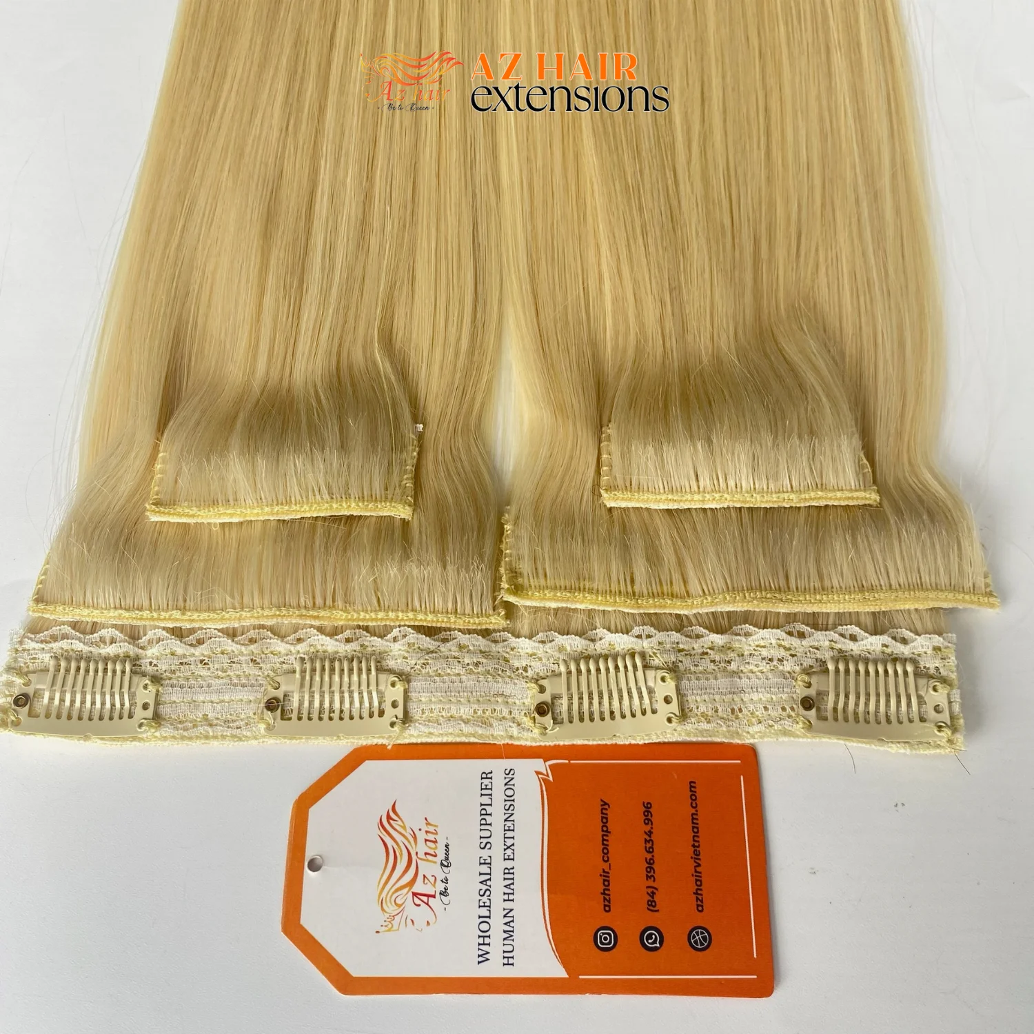 Premium quality cheap 100% natural color hair extension clip in hair double weft single drawn virgin hair