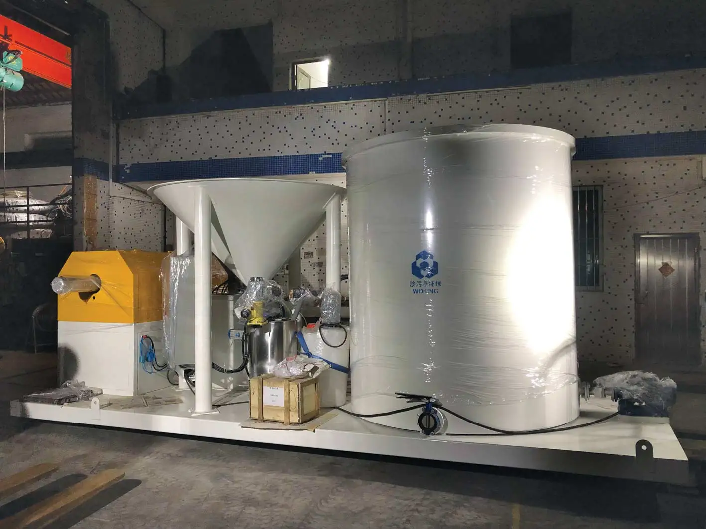filtration system stone water recycling system for granite shop wastewater treatment plant stone