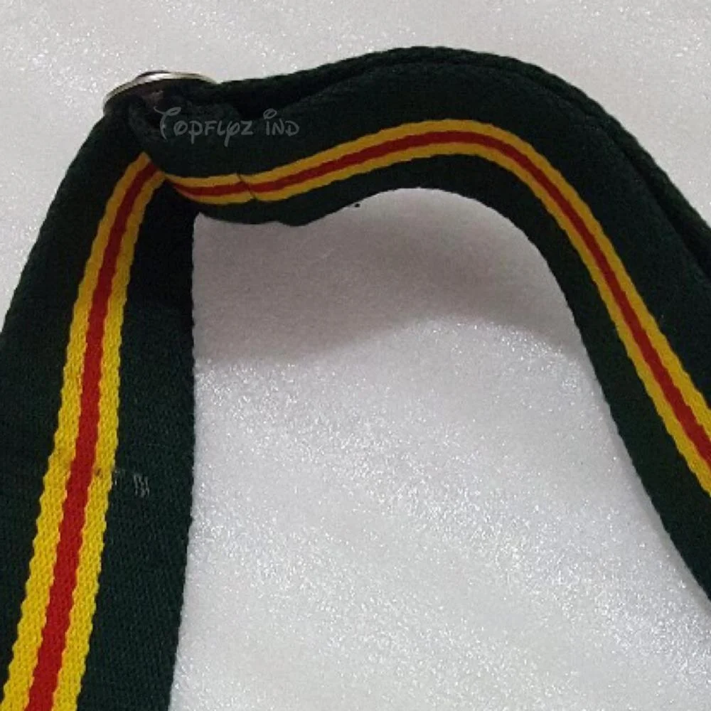 New Style Polyester Cotton Stable Military Belt Army  Military Uniform Police Uniform Made Cotton Wool 2 Buckle Leather Belt