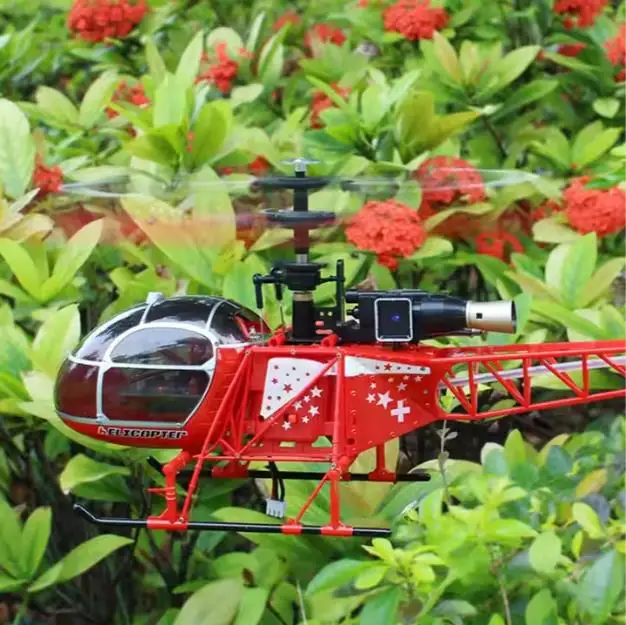 Wltoys Xk Hobby Toy V915-A 2.4G Electric Single Blade Altitude Hold Alouette Lama Rtf Remote Control 4Ch Rc helicopter 4 Channel