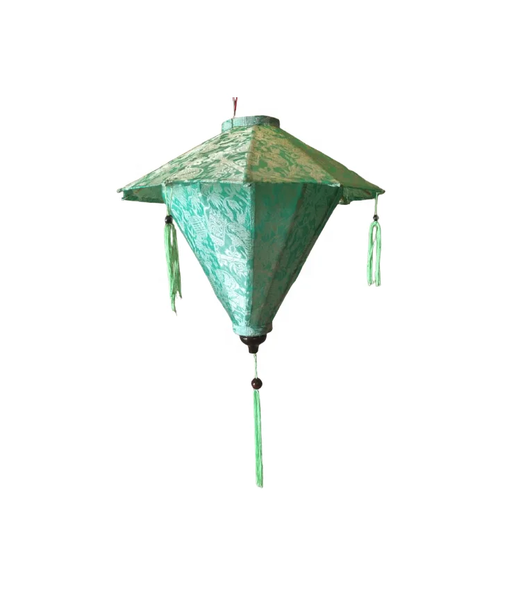 Vietnam antique Silk bamboo Lanterns For Lunar New Year Festival party wedding wall hanging decoration and wicker gift sets