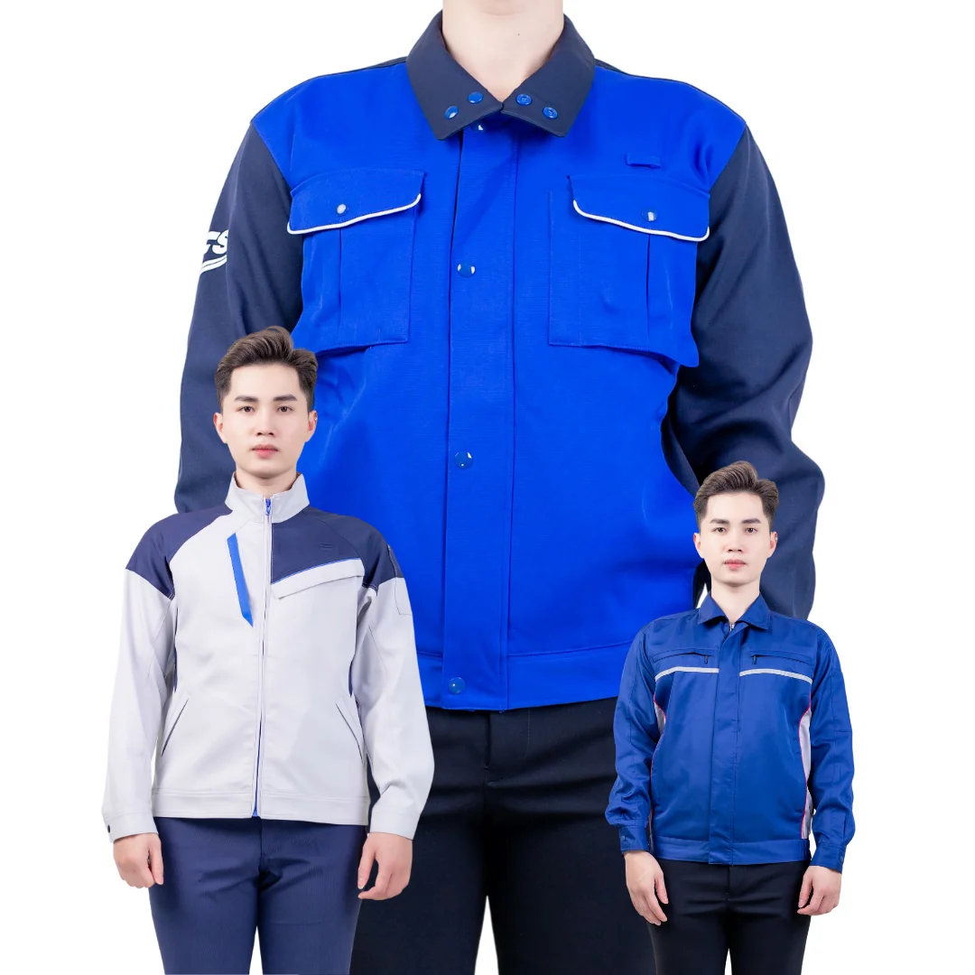 BEST SELLING shirt uniform workwear high quality for men work clothing Welding Industry with customize design & logo- SAOMAI FMF