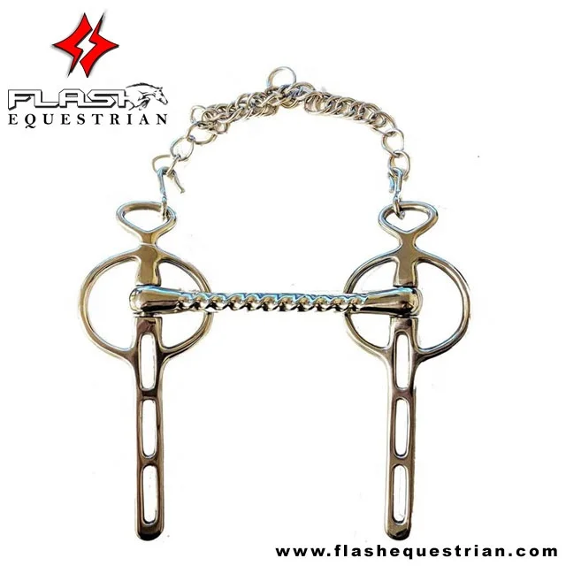 Premium Quality Liverpool 2 Slot Horse Bits Happy face Liverpool Stainless Steel German Silver Bit seller Manufacture