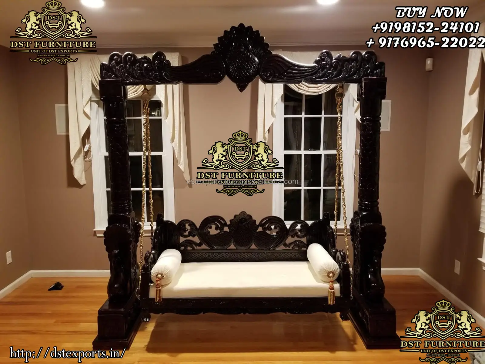 Тяжелые Резные качели Maharaja для дома королевский дизайн резные деревянные эксклюзивные индийские ручной работы Jhula