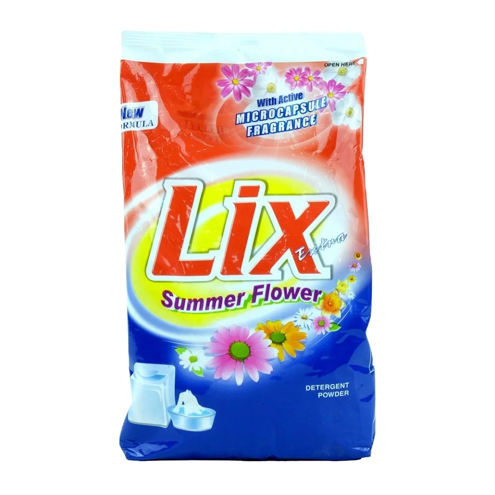BEST PRICE LIX WASHING POWDER | OEM & ODM PRODUCTS | FLORAL/LEMON SCENT LAUNDRY DETERGENT | CUSTOMIZATION ACCEPTED