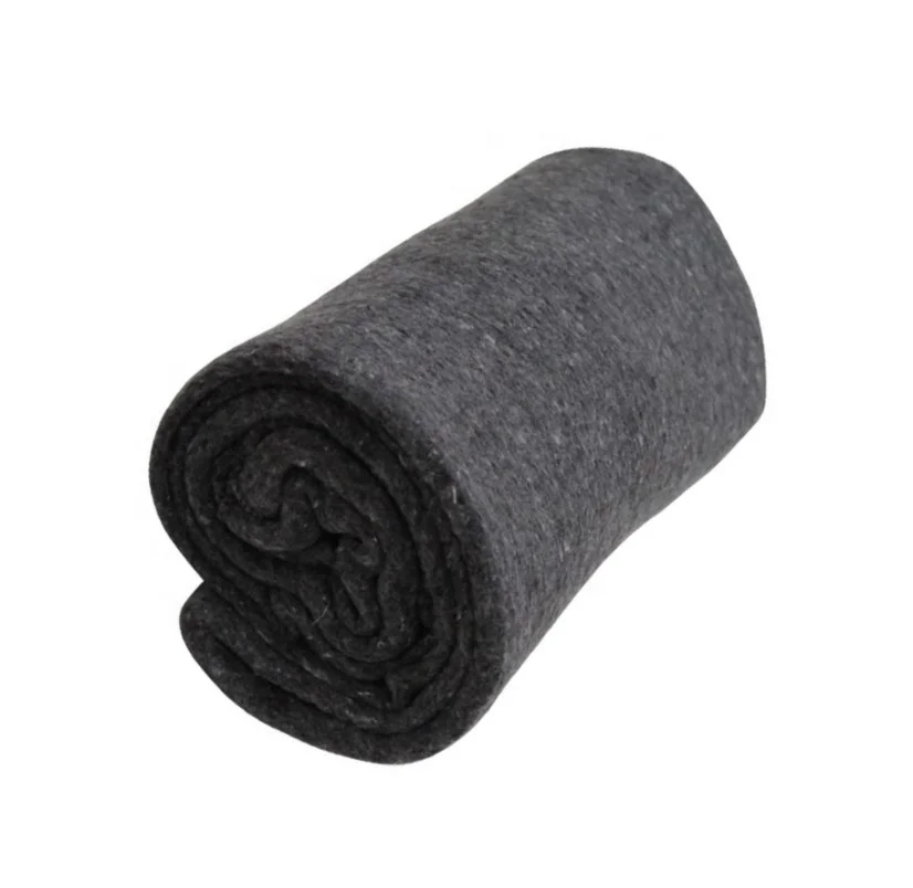 Бросить напольная натуральная волокно боксерки трусы для безопасности теплый легкий отдых хлопок космическое одеяло огнеупорные шерстяное