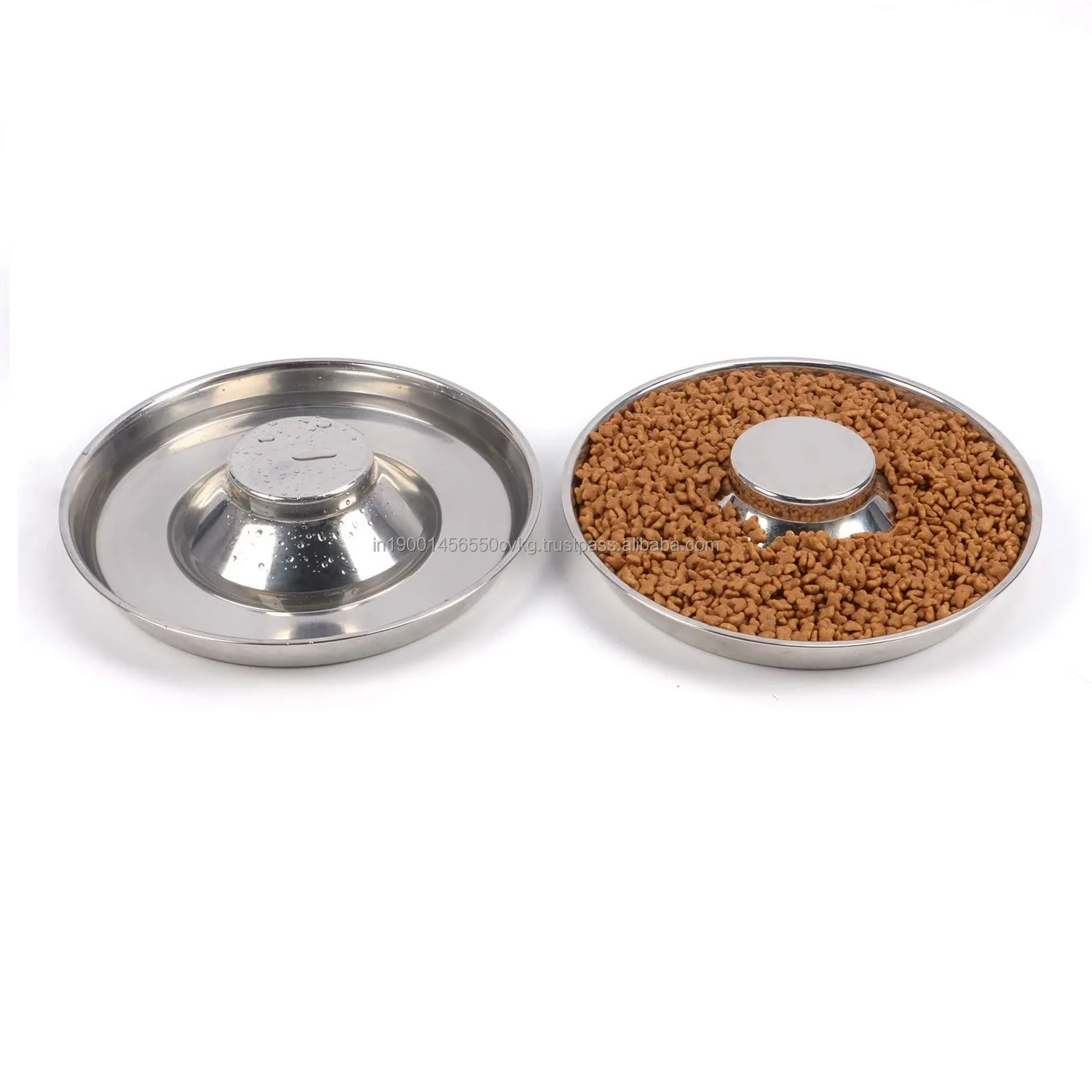 Buy Stainless Steal Made Puppy Bowl Feeding Food and Water Weaning Bowls For Home Pets Uses By India Exporters