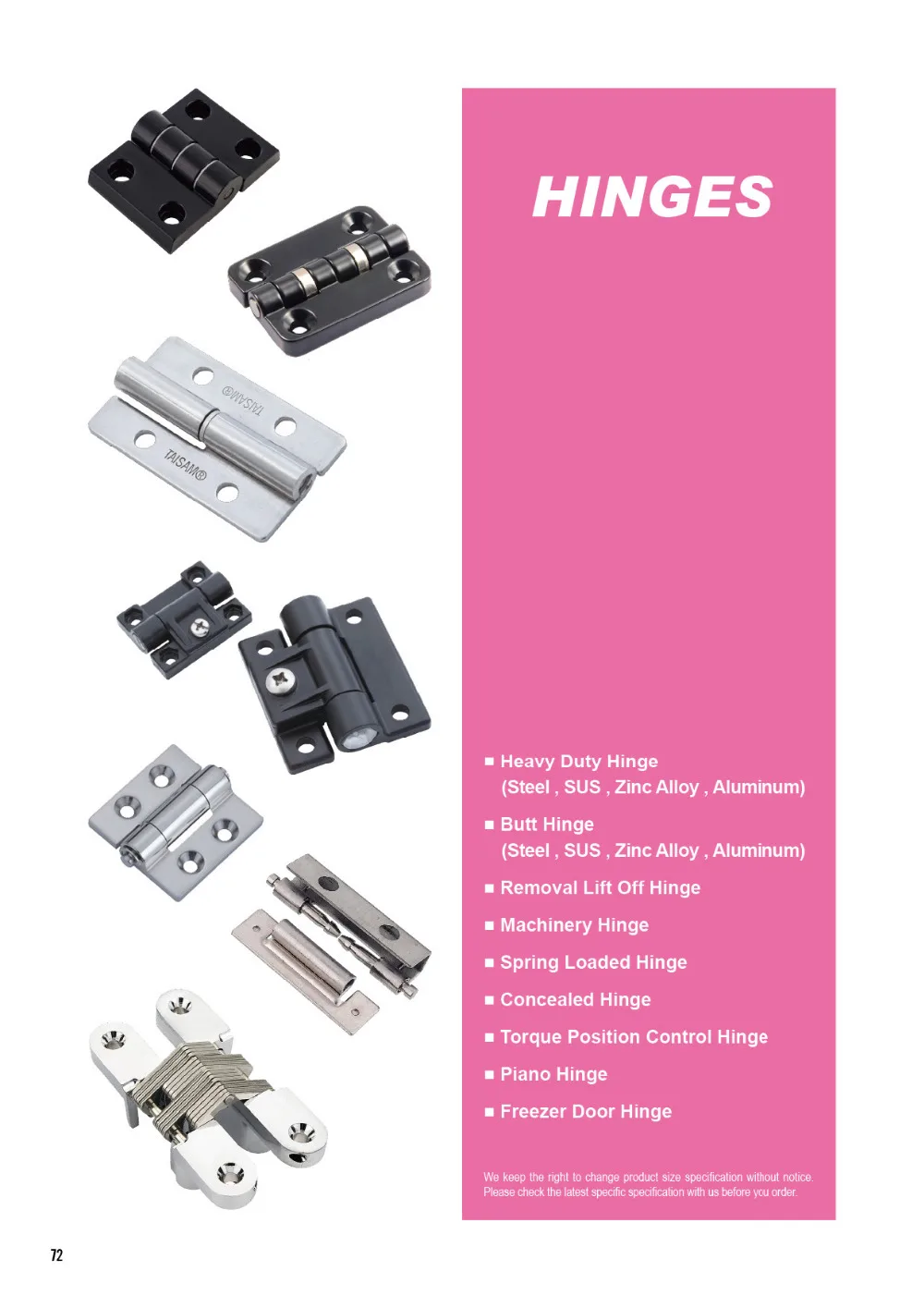 HL-K80 Door Hinges Cabinet Non Detachable Black Reinforced Nylon Polyamide Butt Gf 180 degree Plastic Hinge