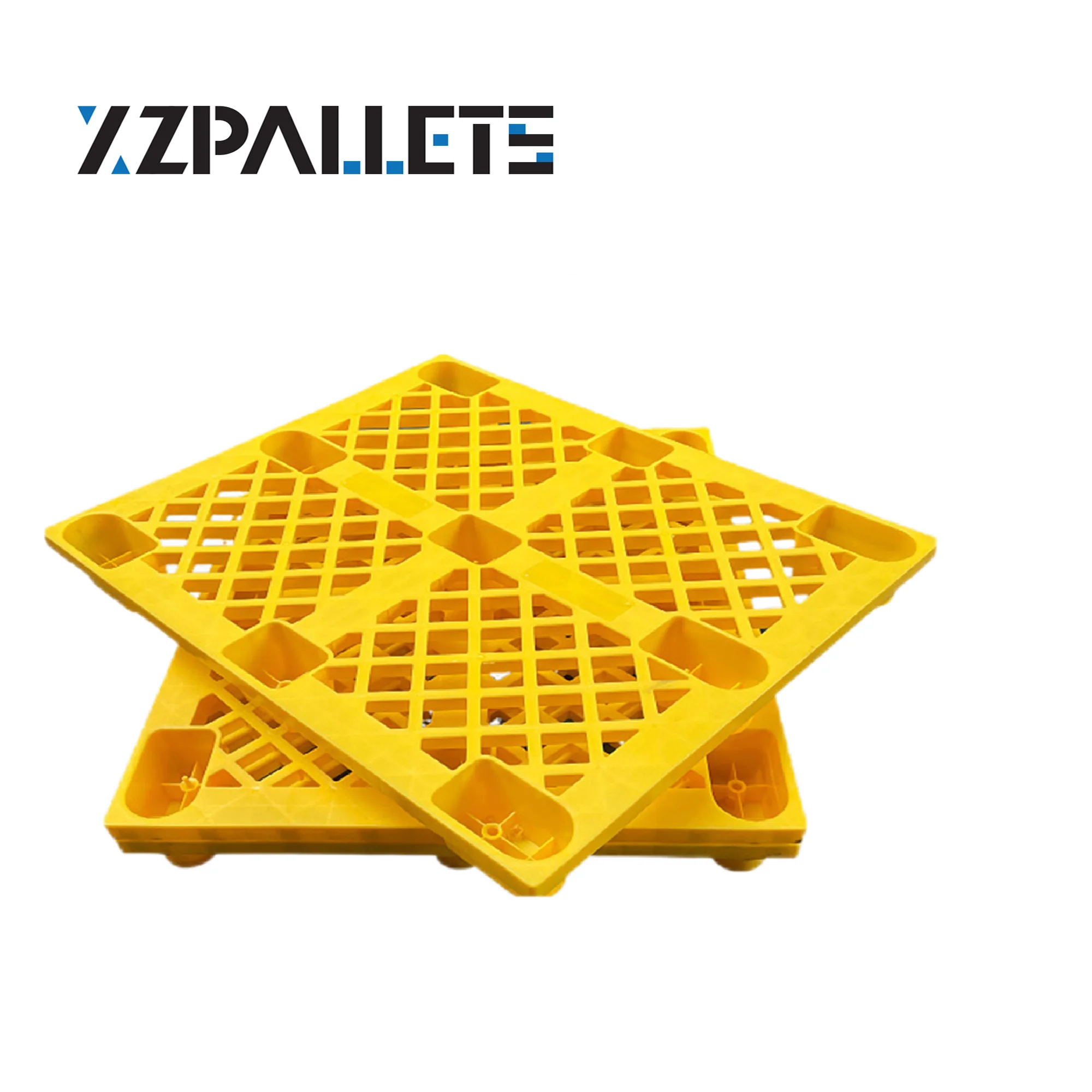 900*900Mm Plastic Pallet Manufacture Supplier for One Time Export Anti-slip Low Price HDPE Light Weight 9 Feets Pallet